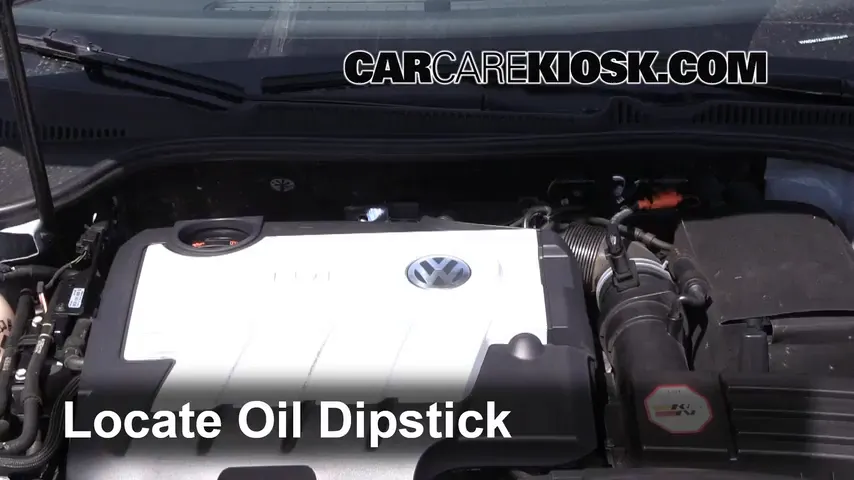 2013 Volkswagen Golf TDI 2.0L 4 Cyl. Turbo Diesel Hatchback (4 Door) Aceite Controlar nivel de aceite